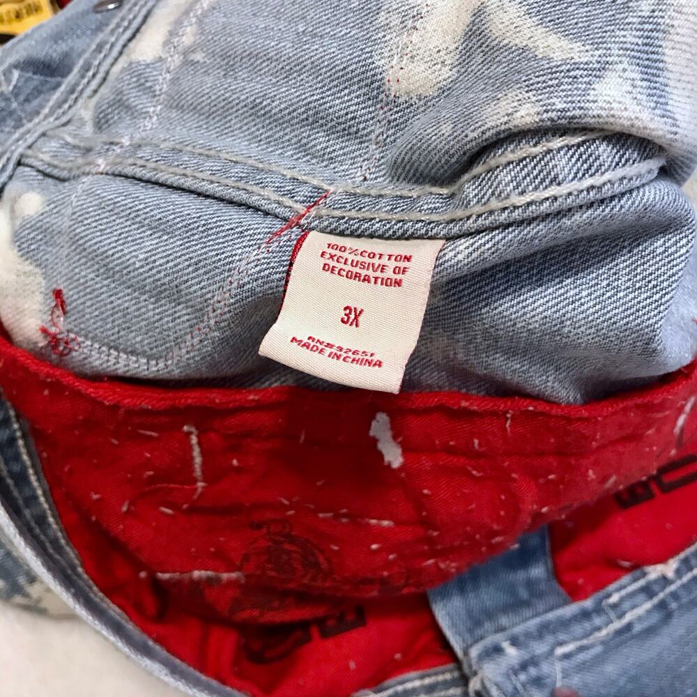 Heritage by America NWT Vest Jean Jacket Men 3X - Picture 13 of 14